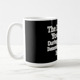 Niedliches Artwork-Design "Deine Lebensqualität!"  Kaffeetasse
