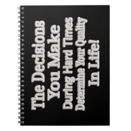Niedliches Artwork-Design "Deine Lebensqualität!"  Notizblock