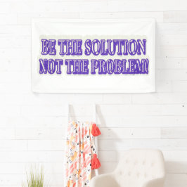 Niedliches Artwork-Design "DIE LÖSUNG SEIN" Jetzt  Banner