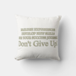 Niedliches Artwork Design "Failure Experiences" ka Kissen