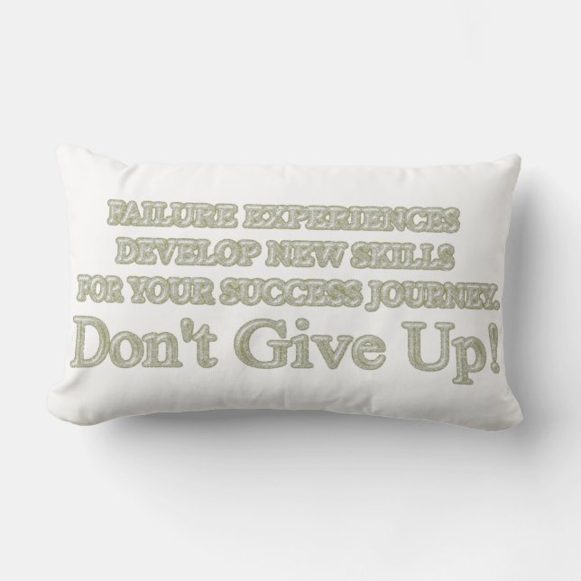 Niedliches Artwork Design "Failure Experiences" ka Lendenkissen (Vorderseite)