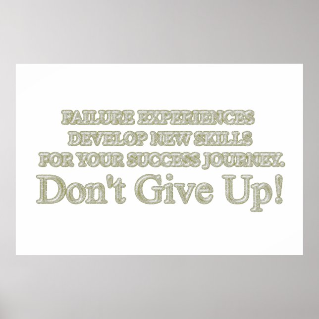 Niedliches Artwork Design "Failure Experiences" ka Poster (Vorne)