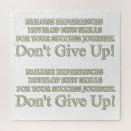 Niedliches Artwork Design "Failure Experiences" ka Puzzle