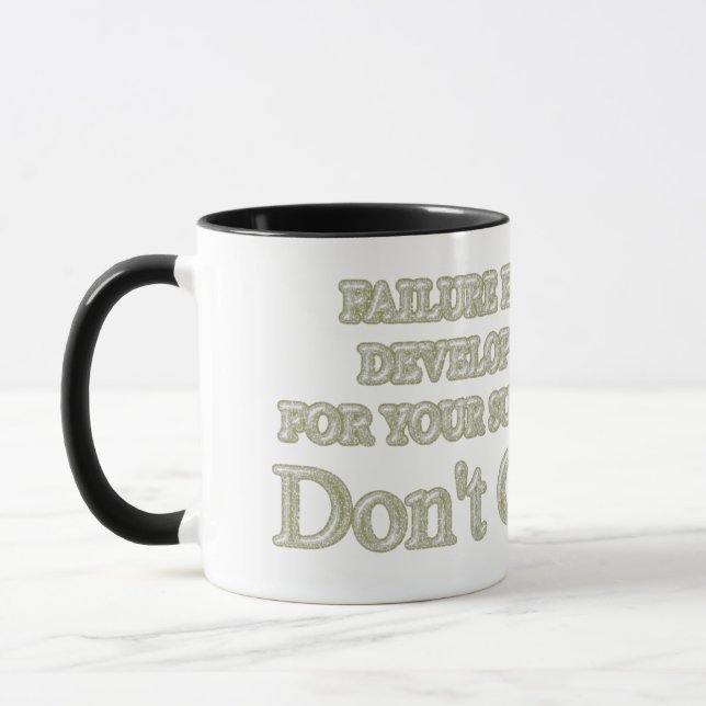 Niedliches Artwork Design "Failure Experiences" ka Tasse (Links)
