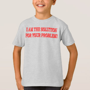 Niedliches Artwork Design "I AM THE SOLUTION" Jetz T-Shirt
