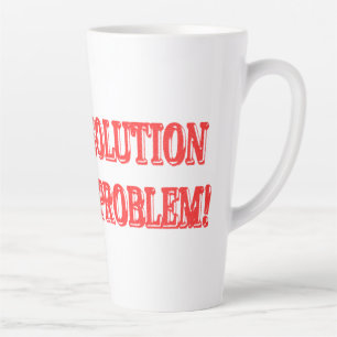 Niedliches Artwork Design "I AM THE SOLUTION" Kauf Milchtasse