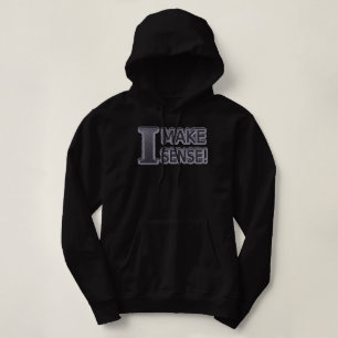 Niedliches Artwork-Design zum Kauf von "Make Sense Hoodie