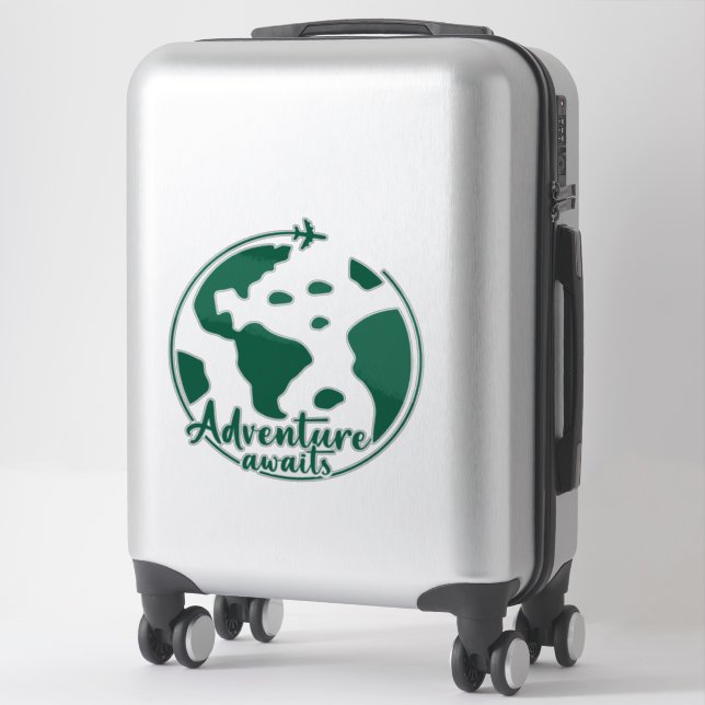 Niedliches ästhetisches Reiseangebot Aufkleber (Koffer)