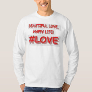 Niedliches Ausdrucksdesign "SCHÖNE LIEBE". Jetzt k T-Shirt