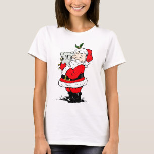 Niedliches australisches Weihnachten Sankt mit T-Shirt