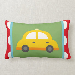 Niedliches Auto-Transport-Thema-Baby scherzt Lendenkissen