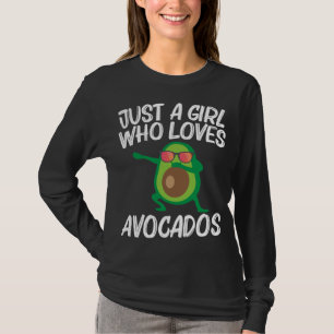 Niedliches Avocado-Design für Mädchen Kinder Gesun T-Shirt
