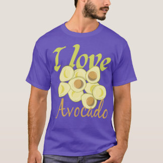 niedliches Avocado Zitat in Liebe avocado Design n T-Shirt