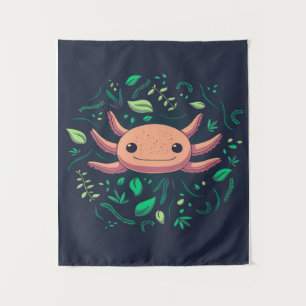 Niedliches Axolotl-Geschenk  Axolotl zum Geburtsta Wandteppich