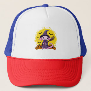 Niedliches Axolotl Hexenmeister Truckerkappe
