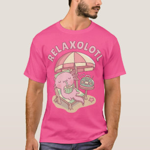 Niedliches Axolotl Relax im Freien T-Shirt