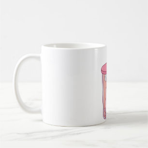 Niedliches Axolotl-Schwimmen im Bläsertee Kaffeetasse