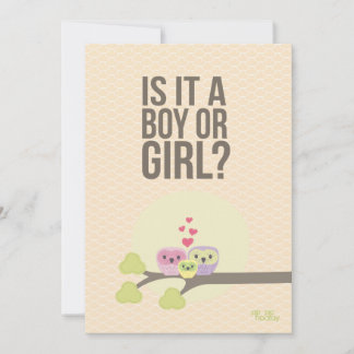 Niedliches Baby-Baby-Gender-Party einladen Einladung