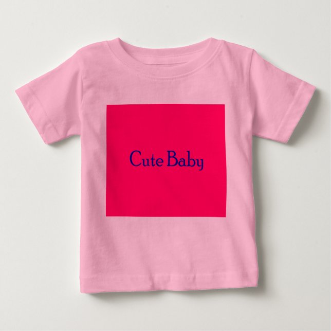 Niedliches Baby Baby T-shirt (Vorderseite)