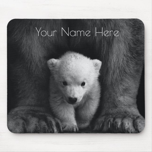 Niedliches Baby Bear Personalisiert Mouse Pad Mousepad (Vorne)
