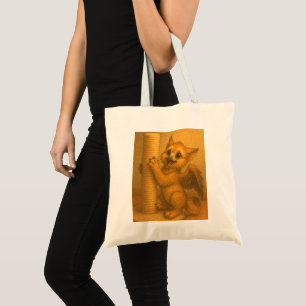 Niedliches Baby Big eye Gänin Kratzen Post Fantasy Tragetasche