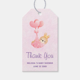 Niedliches Baby-Bunny im Herzen Geschenkanhänger