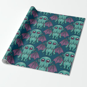 Niedliches Baby-Cthulhu-Monster Geschenkpapier