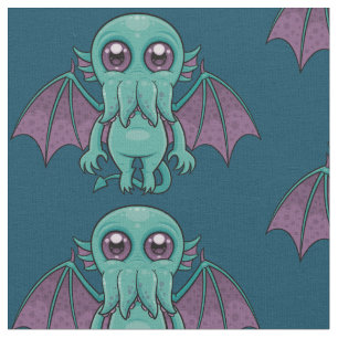 Niedliches Baby-Cthulhu-Monster Stoff