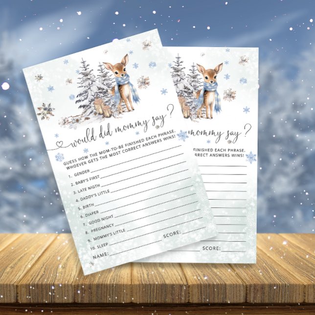 Niedliches Baby Deer Was sagte Mommy Baby Showgame (Von Creator hochgeladen)