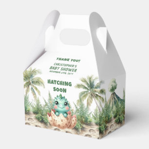 Niedliches Baby Dino Hatching Bald Danke Box Geschenkschachtel