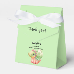 Niedliches Baby Dinosaur Babydusche Geschenkschachtel