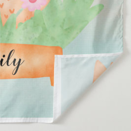 Niedliches Baby Dragon Wasserfarbband Wandteppich