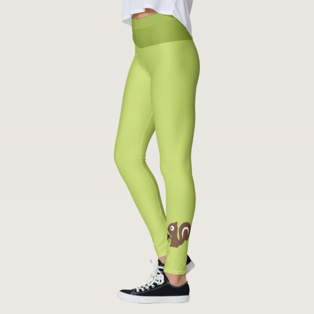 Niedliches Baby Eichhörnchendesign Leggings (Links)