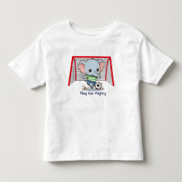 Niedliches Baby-Elefant spielt Fußball Kleinkind T-shirt