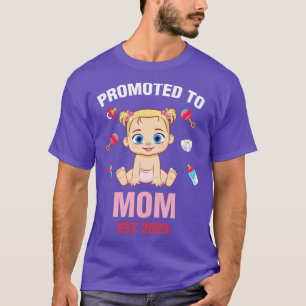 Niedliches Baby für die Mama Est 2023 Geburtstag T-Shirt