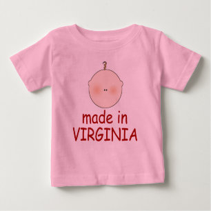 Niedliches Baby gemacht in Virginia-T - Shirt