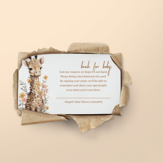 Niedliches Baby-Giraffbuch für Kinder Begleitkarte (Von Creator hochgeladen)