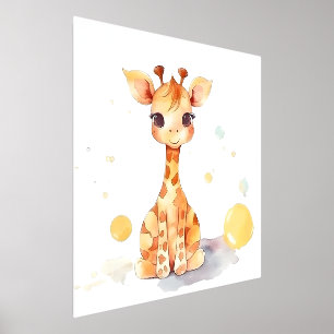 Niedliches Baby Giraffe Foil Print Foliendrucke