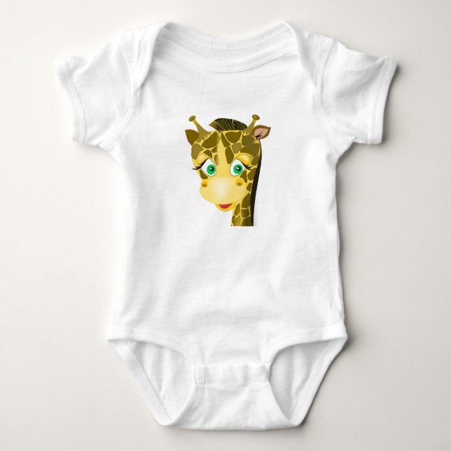 Niedliches Baby Giraffe - Strampler (Vorderseite)