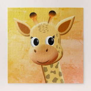 Niedliches Baby Giraffe Zeichnend Puzzle