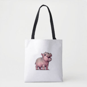 Niedliches Baby Hippo Moo Deng - Spaß und Spielfre