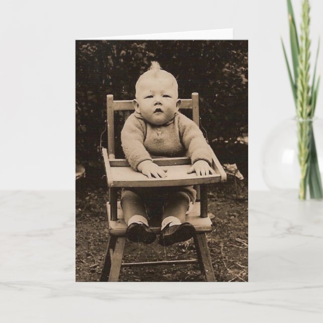 Niedliches Baby Karte (Vorderseite)