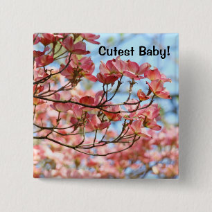 Niedliches Baby! Knöpfe Niedliche Baby Floral-Tast Button