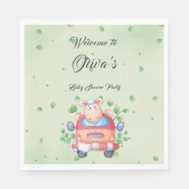 Niedliches Baby Lamb Baby Duschpapier Serviette