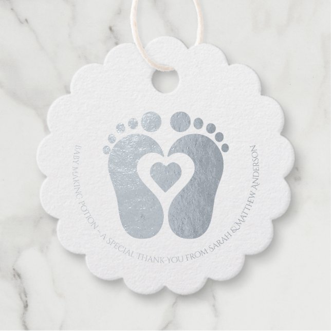 Niedliches Baby-Maaking-Tränke Geschenkanhänger (Vorderseite)