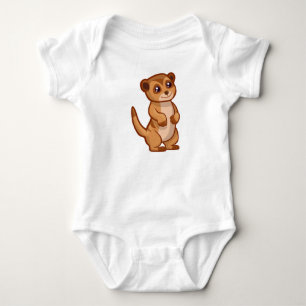 Niedliches Baby Meerkat Strampler