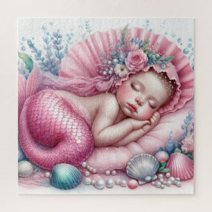 Niedliches Baby-Mermaid-Puzzle Puzzle