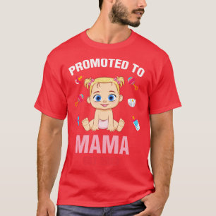 Niedliches Baby nach Mama Est 2023 Geburtstag befö T-Shirt