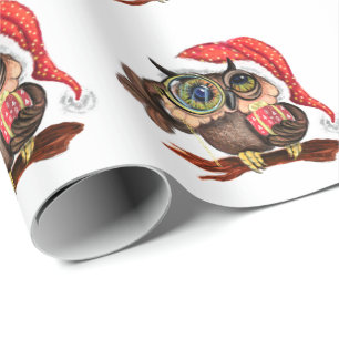 Niedliches Baby Owl - Cartoon Geschenkpapier