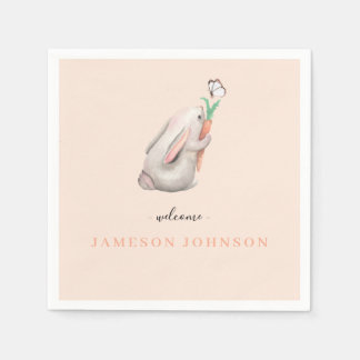 Niedliches Baby Rabbit Napkins für Party Serviette